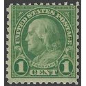 # 578 1c Benjamin Franklin 1923 Mint NH