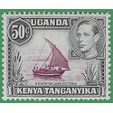 Kenya,Uganda and Tanganyika # 79a 1949 Mint H Type II 13x11.5