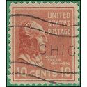 # 815 10c Presidential Issue John Tyler 1938 Used