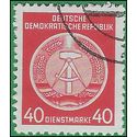 Germany DDR #O12 1954 CTO