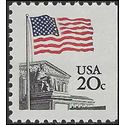 #1896a 20c Flag over Supreme Court Booklet Single 1981 Mint NH