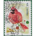 #4939 (49c Forever) Winter Fun - Cardinal Booklet Single 2014 Used