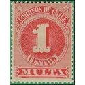 Chile #J43 1898 Mint NH