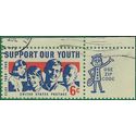 #1342 6c The Elks Club, Support our Youth 1968 Zip Single Used