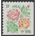 #1737 15c Red Masterpiece and Medallion Roses Booklet Single 1978 Mint NH