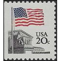 #1896a 20c Flag over Supreme Court Booklet Single 1981 Mint NH