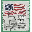 #2115a 22c Flag over Capitol PNC Single #19 1985 Used