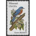 #1977 20c State Birds & Flowers Missouri 1982 Mint NH