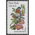 #1984 20c State Birds & Flowers New York 1982 Mint NH
