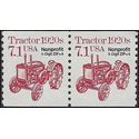 #2127b 7.1c Tractor 1920s Bureau Precancel +Zip 4 1989 Mint NH