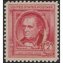 # 860 2c Famous American Authors James Fenimore Cooper 1940 Mint NH