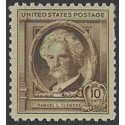 # 863 10c Famous American Authors Samuel L. Clemens 1940 Mint NH