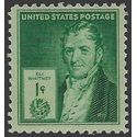 # 889 1c American Inventors Eli Whitney 1940 Mint NH