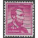 #1036 4c Liberty Issue Abraham Lincoln 1958 Used
