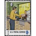 #1489 8c Postal Service Employees Stamp Counter 1973 Mint NH