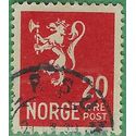 Norway # 170 1937 Used