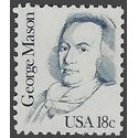 #1858 18c Great Americans George Mason 1981 Mint NH