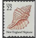 #2119 22c Seashells New England Neptune Booklet Single 1985 Mint NH