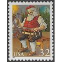 #3007 32c Santa Claus Working on Sled 1995 Mint NH