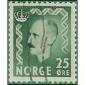 Norway # 345 1956 Used