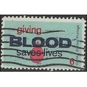 #1425 6c Giving Blood Saves Lives 1971 Used