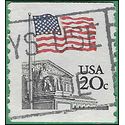 #1895 20c Flag Over Supreme Court PNC Single #2 1981 Used