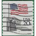 #1895 20c Flag Over Supreme Court PNC Single #5 1981 Used