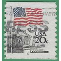 #1895a 20c Flag Over Supreme Court PNC Single #9 1981 Used