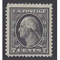 # 407 7c George Washington 1912 Mint H