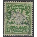 Germany Bavaria # 62 1900 Used