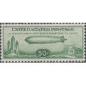 Scott C 18 50c US Air Mail Century Of Progress "Baby Zep" 1933 Mint NH
