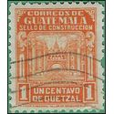 Guatemala #RA22 1945 Used Fault