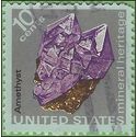 #1540 10c Mineral Heritage Amethyst 1974 Used