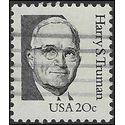 #1862a 20c Great Americans Harry S. Truman 1984 Used