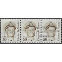 #1869a 50c Chester W. Nimitz 1985 Used Strip of 3