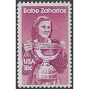 #1932 18c Sports Personalities Babe Zaharias 1981 Mint NH