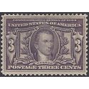 # 325 3c Louisiana Purchase James Monroe 1904 Mint H