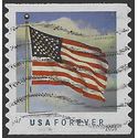 #5052 U.S. Flag  Coil Single (SSP) 2016 Used