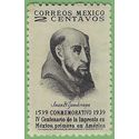 Mexico # 748 1939 Used Paper Stuck on Back