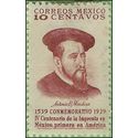 Mexico # 750 1939 Used Paper Stuck on Back