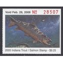 Indiana INH-56 $9.25 Trout/Salmon 2005 Mint NH