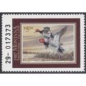 Montana MT-35 $5.00 Redhead Ducks 1987 Mint NH