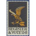 #1344 6c Register & Vote 1968 Mint NH