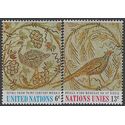 UN New York # 201-202 1969 Mint LH Set of 2