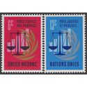 UN New York # 213-214 1970 Mint LH Set of 2