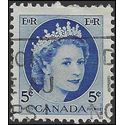 Canada # 341 1954 Used