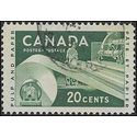 Canada # 362 1956 Used