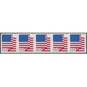 #5260 (50c Forever) US Flag Coil Strip of 5 2018 Mint NH