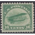 C  2 16c US Airmail Curtiss Jenny 1918 Mint VLH