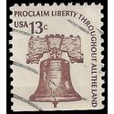 #1595 Americana Issue - Liberty Bell Booklet Single 1975 Used